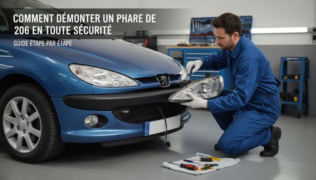 Comment démonter un phare de 206 en toute sécurité