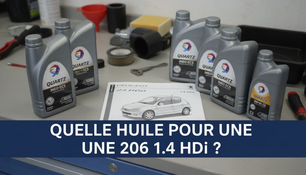 Quelle huile pour une 206 1.4 HDi ?