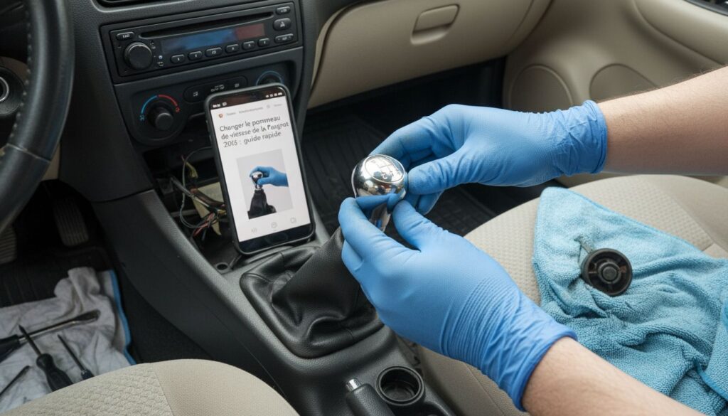Changer le pommeau de vitesse de la peugeot 206 : guide rapide