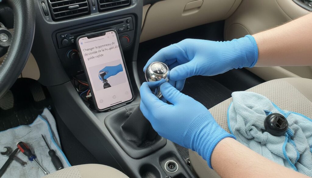 Changer le pommeau de vitesse de la peugeot 206 : guide rapide