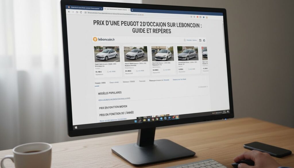 Prix ​​d'une peugeot 206 d'occasion sur leboncoin : guide et repères