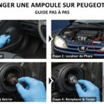 Changer une ampoule sur une peugeot 206 : guide pas à pas