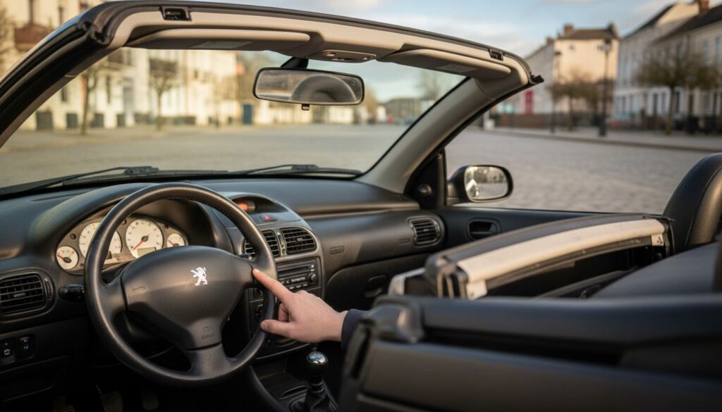 Comment arrêter le bip du toit ouvrant de la peugeot 206 cc