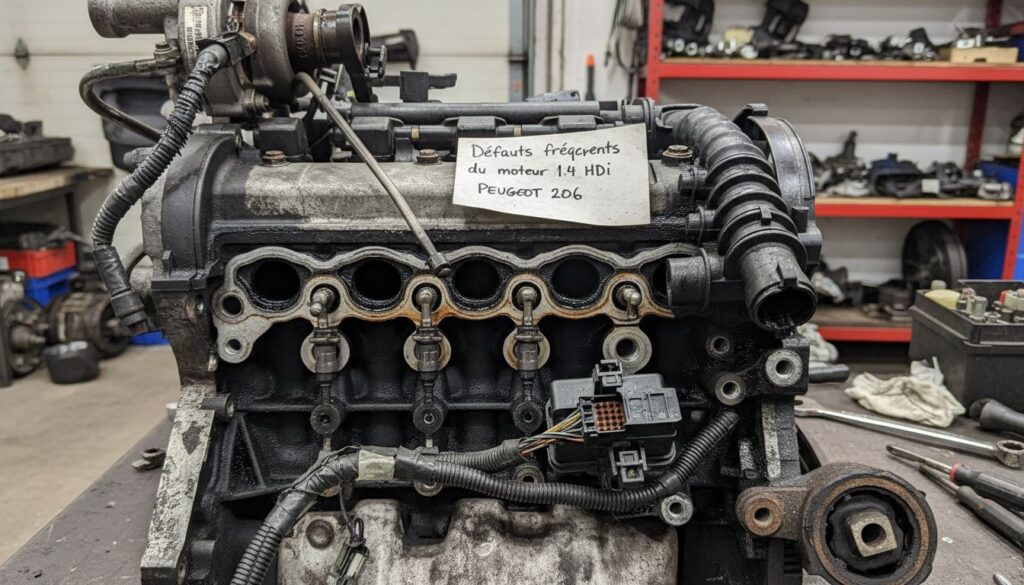 Défauts fréquents du moteur 1.4 hdi de la peugeot 206