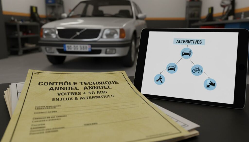 Contrôle technique annuel pour les voitures de plus de 10 ans : enjeux et alternatives