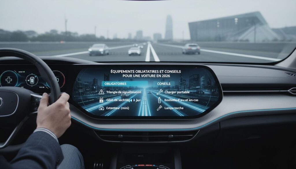 Équipements obligatoires et conseils pour une voiture en 2026
