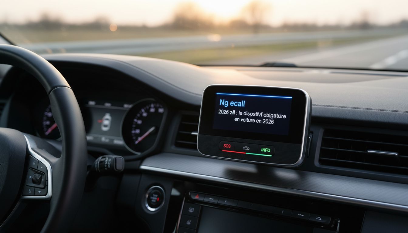 Ng ecall : le dispositif obligatoire en voiture en 2026